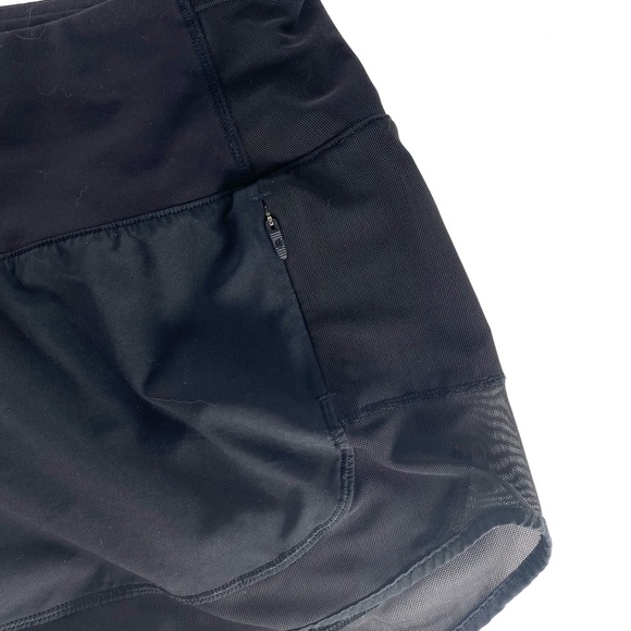 Lululemon Athletica Womens Shorts Sz 6 Black Jogging Sports Cycling Jogging - Picture 5 of 7